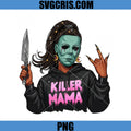 Killer Mama Halloween PNG, Horror Killer Woman Halloween Art PNG