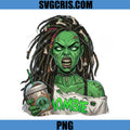 Zombie Mama Coffee PNG, Undead Horror Halloween Coffee Lover PNG