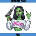 Zombie Girl Halloween PNG, Green Zombie Woman Mombie PNG