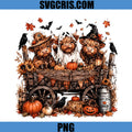 Highland Cow Halloween PNG, Cute Pumpkin Wagon Autumn PNG