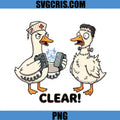 Cute Goose Nurse PNG, Frankenstein Goose Halloween Party PNG
