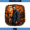 Michael Myers Spooky Pumpkin Night PNG, Halloween Horror Movie Killer PNG