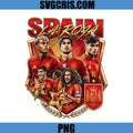 Spain Soccer Team Stars WC PNG, Spain Football Players Design PNG