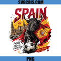 Spain Bull World Cup PNG, Spanish Soccer Fan Artwork PNG
