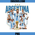 Argentina World Cup 2026 Team PNG, Lionel Messi Argentina PNG