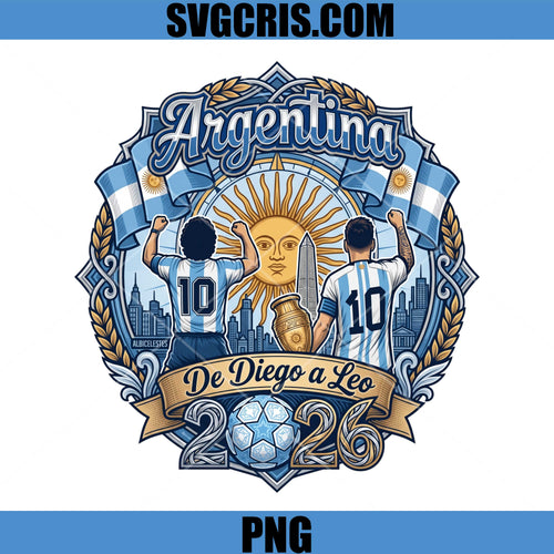 Argentina De Diego A Leo PNG, Maradona Messi Legends PNG