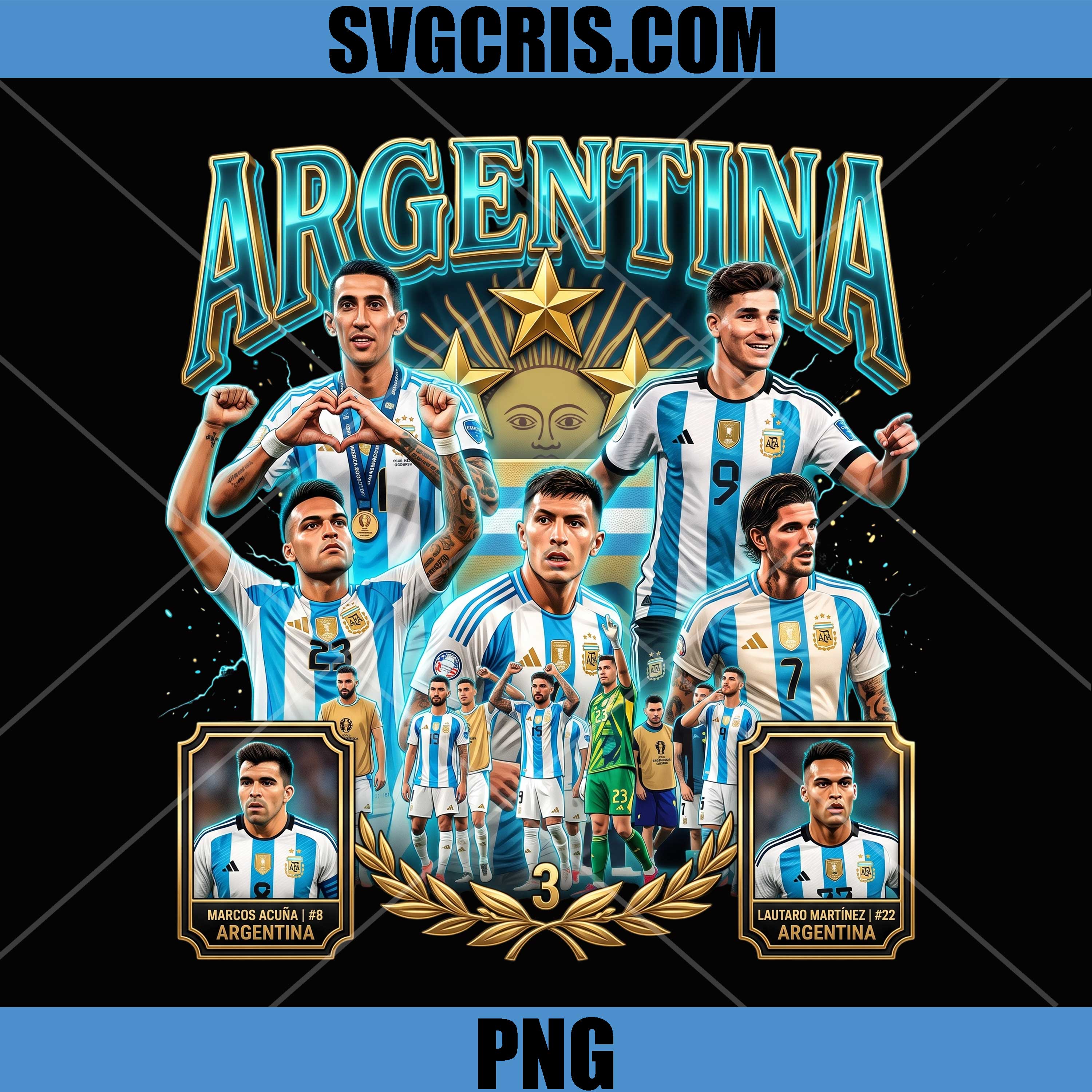 Argentina World Champions WC 2026 PNG, Argentina National Team Tribute PNG