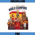 Spain World Champions 2026 Españ PNG, España Football Trophy Art PNG