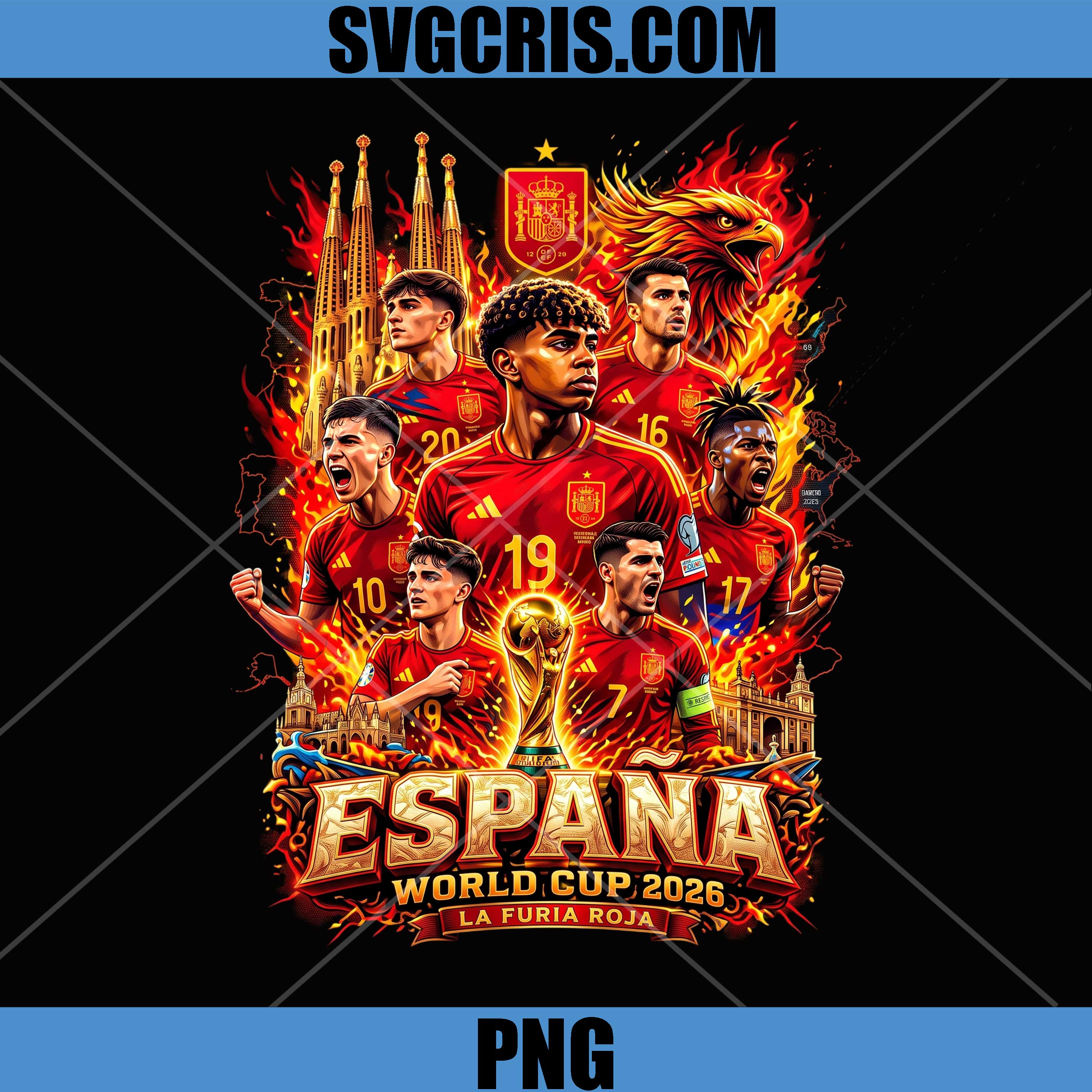 España Yamal World Cup 2026 PNG, Lamine Yamal Stars PNG