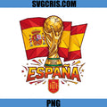 Spain World Cup 2026 Trophy PNG, España Football Flag PNG