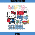 Happy 100th Day Of School Kitty PNG, Hello Kitty School Celebration PNG