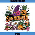 Summerween Halloween Tropical PNG, Witch Hat Pineapple PNG