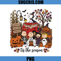 Tis The Season Halloween Snoopy PNG, Pumpkin Patch Peanuts PNG