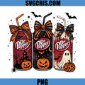 Dr Pepper Halloween PNG, Spooky Pumpkin Soda Can PNG