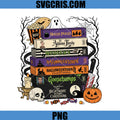 Hocus Pocus Halloween Books PNG, Spooky Movie Stack PNG