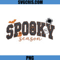 Spooky Season Ghosts PNG, Halloween Bat Spider PNG