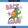 Back Again Alligator PNG, Cute Back To School Crocodile PNG