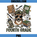 Fourth Grade Deer PNG, Cool Hunting Back To School PNG