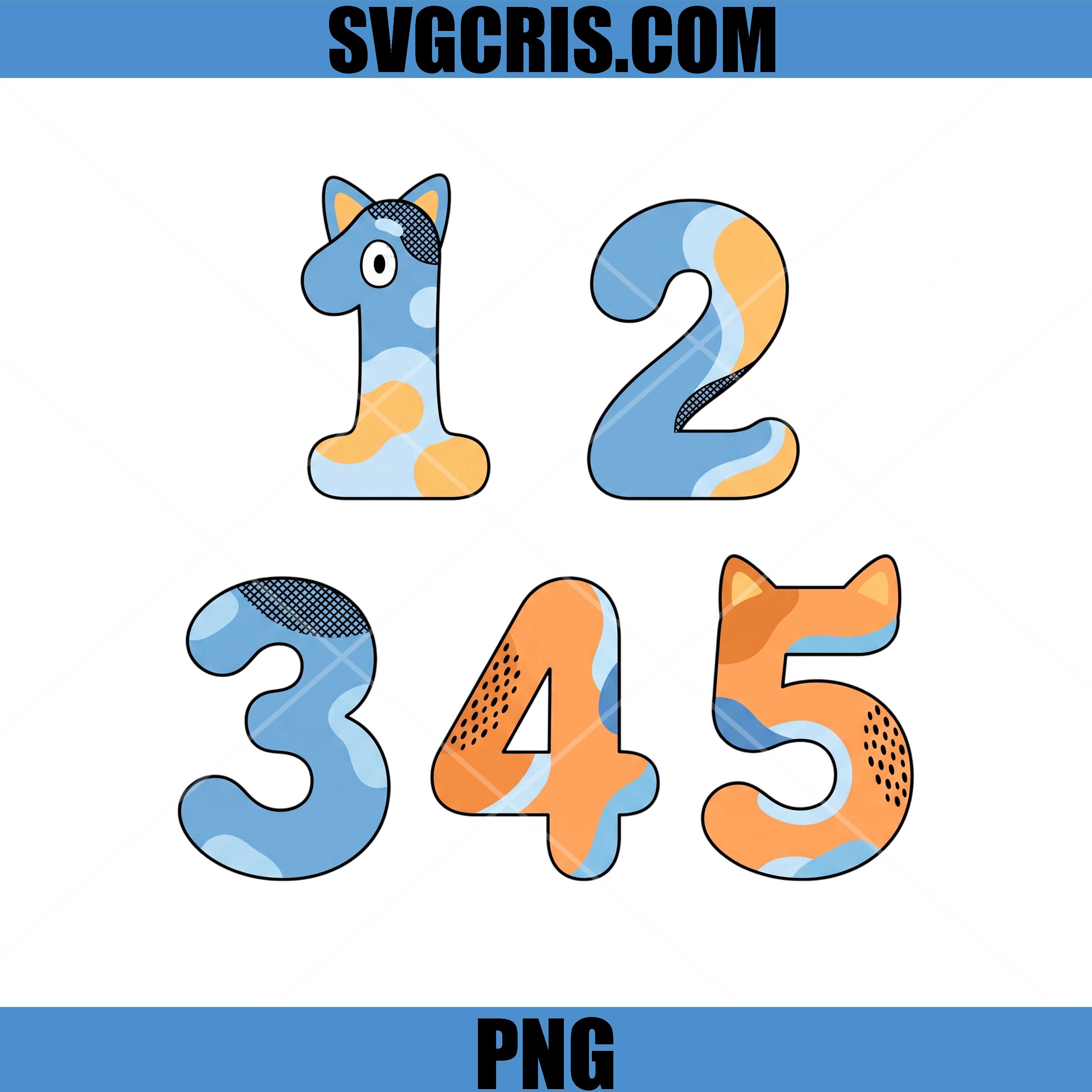 Cute Animal Numbers PNG, Learning Numbers Clipart PNG