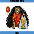 Spain Cat Champion World Cup PNG, Funny Spain Football Fan PNG