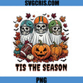Tis The Season Autumn Football PNG, Spooky Pumpkin Game Day PNG