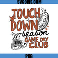 Touch Down Season PNG, Game Day Club Football PNG