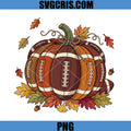 Autumn Football PNG, Pumpkin Game Day Decor PNG