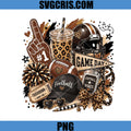 Leopard Football Game Day PNG, Game Day Fan Essentials PNG