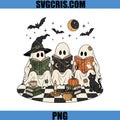 Cute Halloween Ghost Readers PNG, Spooky Book Club Ghosts PNG