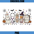 Spooky Healthcare Team PNG, Ghost Nurse Halloween PNG