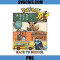 Pokemon Back To School PNG, Pikachu Classroom Design PNG