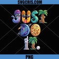 Just Do It Funny Letters PNG, Cute Cartoon Alphabet Design PNG