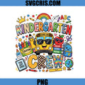Kindergarten Crew School Bus PNG, Colorful Back To School PNG