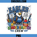 Eagles Kindergarten Crew Team PNG, Back To School Mascot PNG