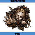 Haunted Doll Art PNG, Dark Gothic Autumn Girl PNG