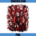 Classic Horror Killers PNG, Slasher Movie Art PNG