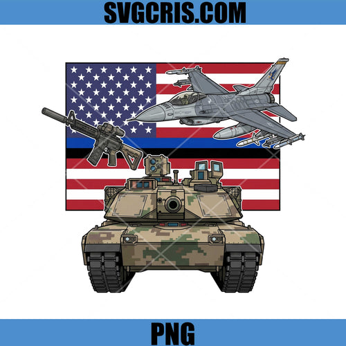 American Military Tank PNG, Patriotic USA Defense Forces PNG