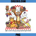Pooh Tigger Friends Picnic PNG, Winnie Pooh Friends Harvest PNG