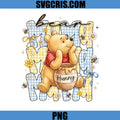Bear Mom Hunny Cute Cartoon PNG, Honey Bee Mama PNG, Winnie the Pooh Mama PNG