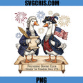 Founding Goose Club 1776 PNG, Patriotic Goose Art PNG