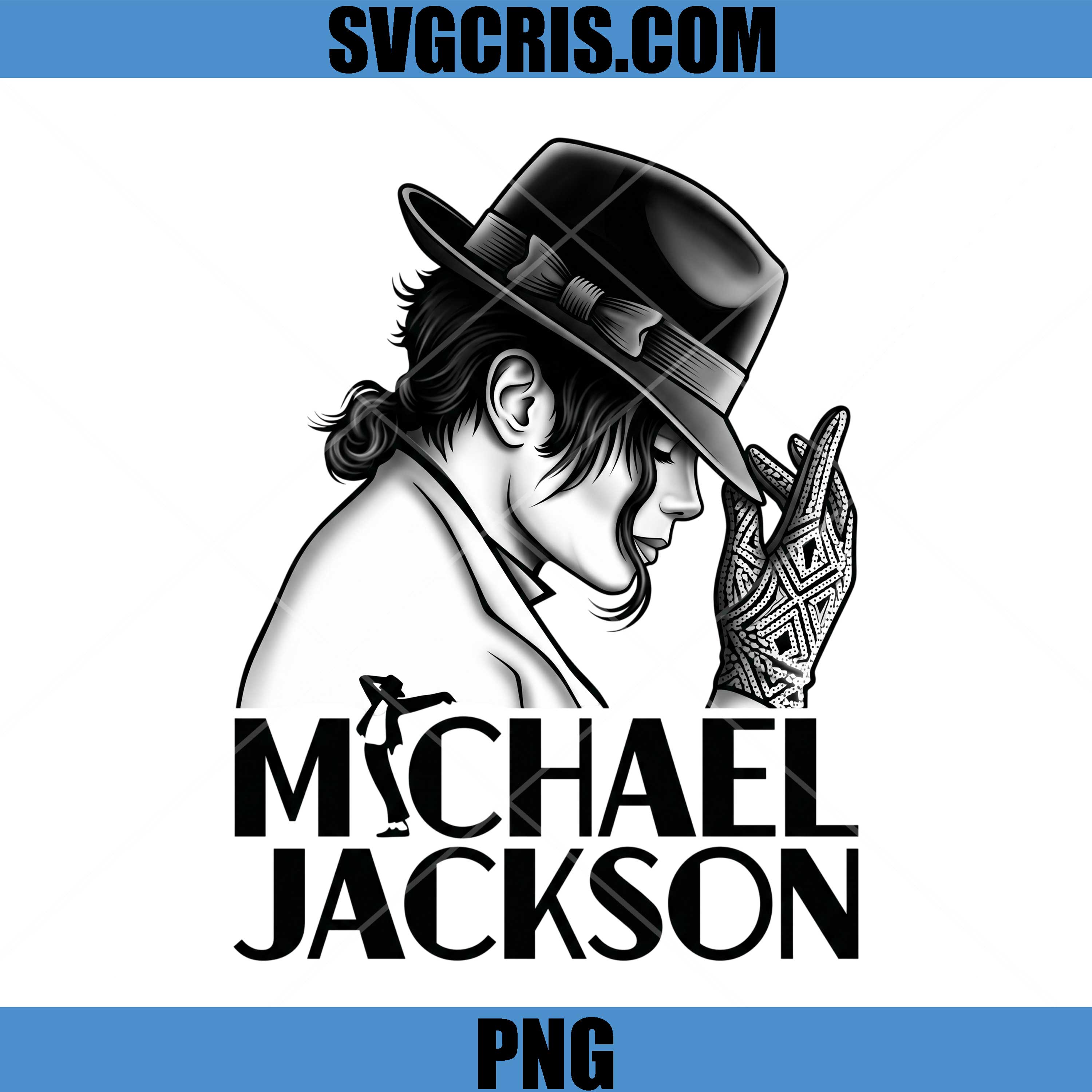 Michael Jackson Silhouette Dance PNG, King Of Pop PNG