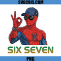 Six Seven Spider Man Style Character PNG, Superhero PNG