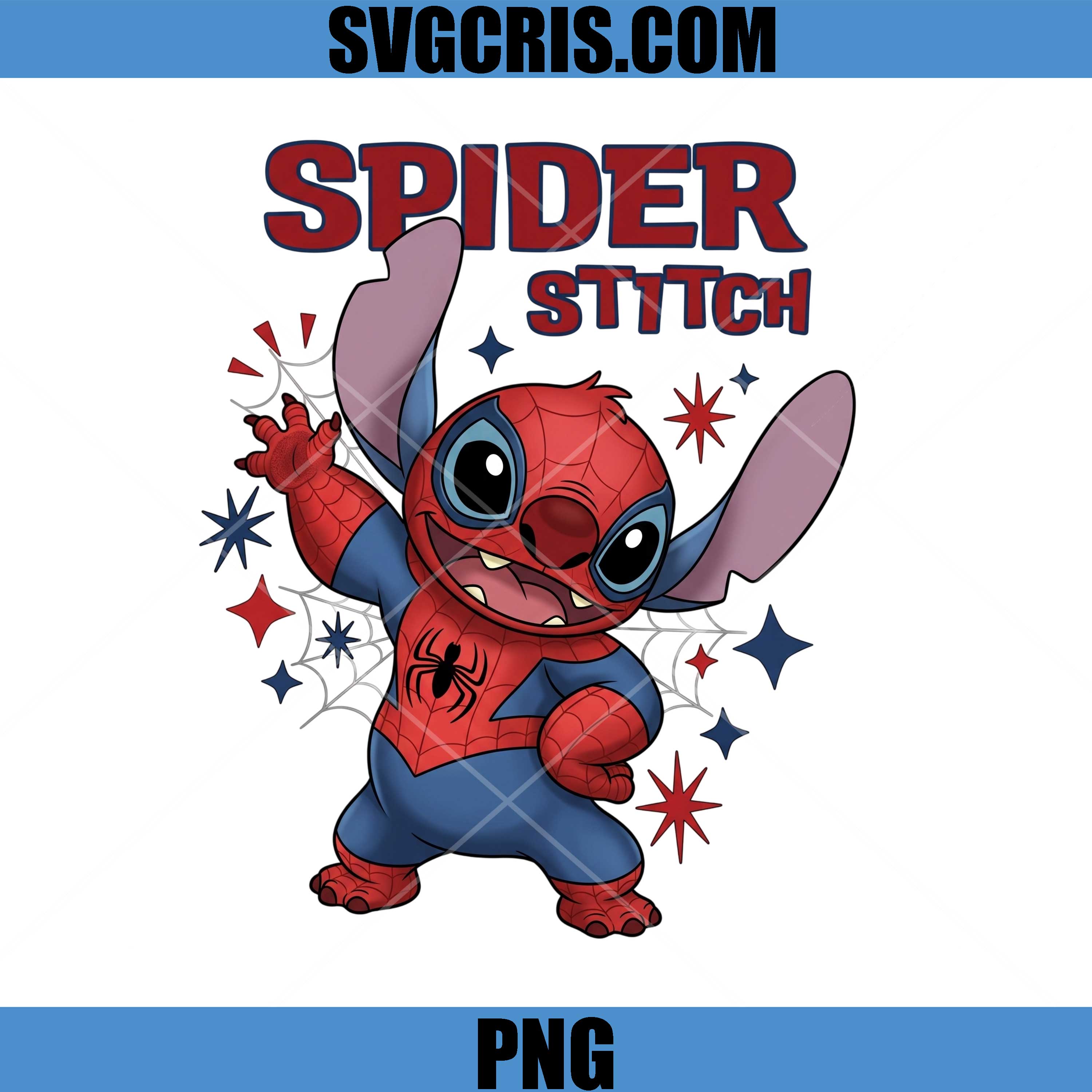 Spider Stitch PNG, Stitch Spider Man PNG