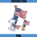 Snoopy 4th Of July Parade PNG, USA Flag Snoopy PNG