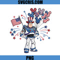 Buzz Lightyear July 4th PNG, Disney Patriotic PNG