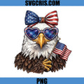 USA Eagle Heart Glasses PNG, Fourth Of July Eagle PNG