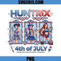 Huntrix 4th Of July USA Characters PNG, 4th of July Pop PNG