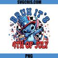 Stitch Bruh It’s 4th Of July PNG, Patriotic USA Stitch PNG