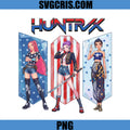 Huntrix Kpop Girls Patriotic Style PNG, Fourth Of July Huntrix PNG