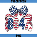 USA Ribbon 8647 PNG, Fourth Of July Bow PNG